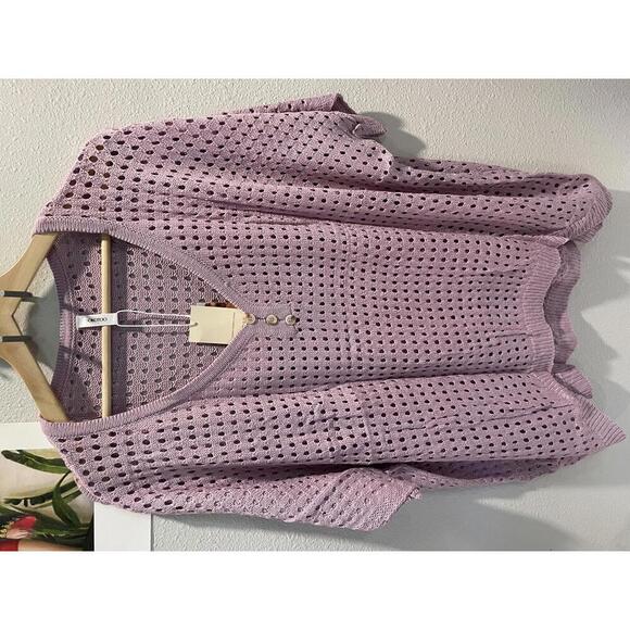 Dokotoo Womens Summer V Neck Short Sleeve- Lavender- Size 2xL - Picture 2 of 5